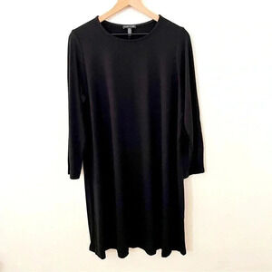 Eileen Fisher Black Shift Dress